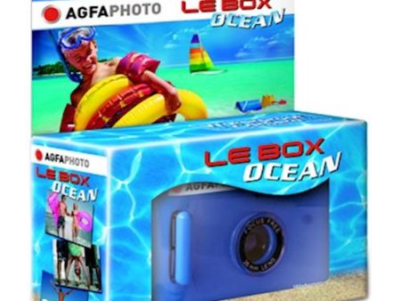 Câmara Descartável AgfaPhoto LeBox - Azul Oceano Hot on Sale