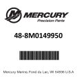 Mercury - Cnc35rh37 5bl 15r - 48-8M0149950 For Discount