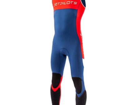 JetPilot F-86 Neoprene Ultimate Wetsuit John - Men s - Blue Red White - XS Hot on Sale