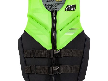 Yamaha Adult JetPilot Cause Neoprene 2-Buckle PFD-2X-Green Black Fashion