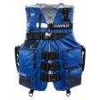 Yamaha Adult JetPilot Navigator Nylon 4-Buckle PFD-L - XL-Blue Black Fashion