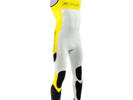 JetPilot F-86 Neoprene Ultimate Wetsuit John - Men s - Gray Yellow Black - 2X Supply