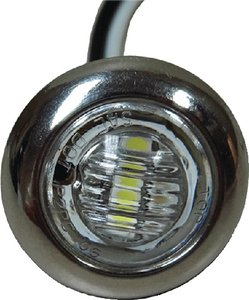 Cook Mfg - T-H LED Push-In Utility Light With Stainless Steel Bezel - LED51977DP Online Hot Sale