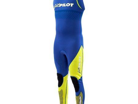 JetPilot Vintage Neoprene Wetsuit John - Men s - Navy Neon Yellow - L Cheap