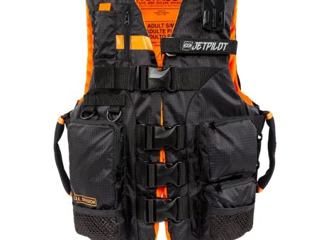 Yamaha Adult JetPilot Navigator Nylon 4-Buckle PFD-S - M-Black Orange Online Hot Sale