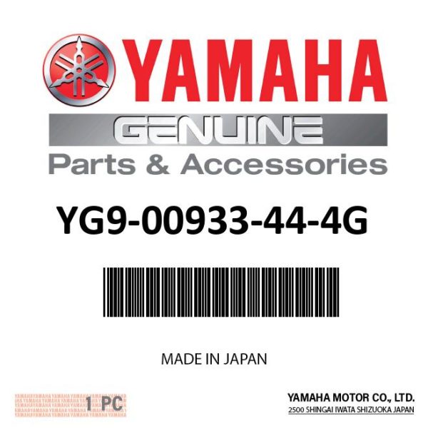 Yamaha - WASHER,PLATE - YG9-00933-44-4G Discount