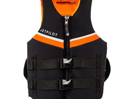 Yamaha Adult JetPilot L.R.E. Co-Pilot Neoprene 2-Buckle PFD-L - XL-Black Orange Supply