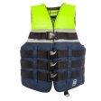 Yamaha Men s JetPilot S1 20215 Nylon 4-Buckle PFD -Lime Navy-2X - 3X For Sale