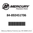 Mercury - Ignition Harness Extension - Engine to Command Module - 14 Pin - 6 Ft - Fits All Engines with 14 Pin Connectors - 84-892451T06 Discount