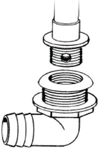 Cook Mfg - 90 Degree Thru-Hull, 1-1 8  Barb, Standard - TH1290T Online