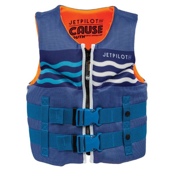 Yamaha Youth JetPilot Cause Neoprene PFD-One Size-Blue Discount