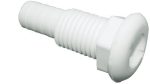 Cook Mfg - Straight Thru-Hull Fitting For Hose, White - TH1202DP on Sale