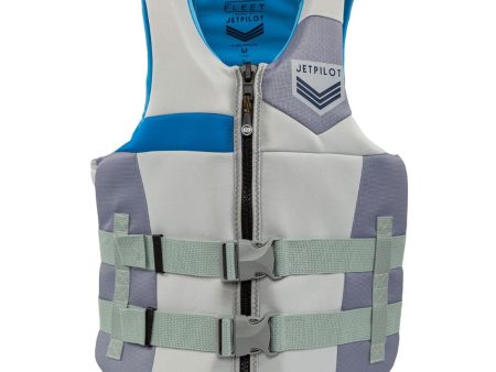 Yamaha Men s JetPilot Fleet Neoprene 2-Buckle PFD-XL - 2XL-Silver Blue Hot on Sale