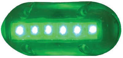 Cook Mfg - High Intensity LED Underwater Lights, 6 Green LEDs - LED51868DP For Sale