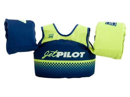 Yamaha Child JetPilot Lil Wing Man PFD-Neon Yellow Navy-One Size Supply