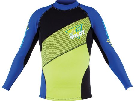 JetPilot Vintage Class Neoprene Wetsuit Jacket - Green Blue Black - 2X Online