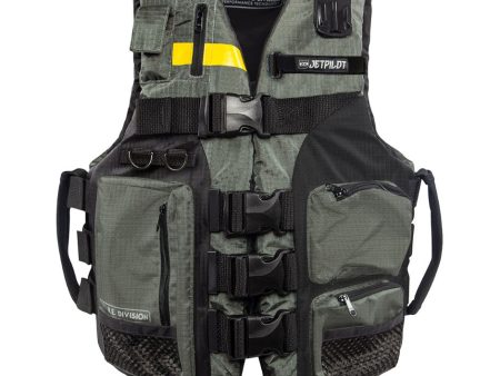 Yamaha JetPilot Navigator Nylon 4-Buckle PFD-L - XL-Gray Black For Discount