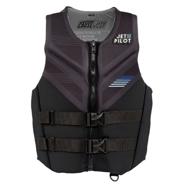 Yamaha Adult JetPilot Cause Neoprene 2-Buckle PFD-XS-Black White Online Sale