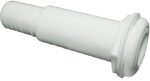 Cook Mfg - Straight Extra Long Thru-Hull Fitting For Hose, White - TH1202XLDP Sale