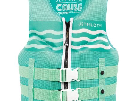 Yamaha Youth JetPilot Cause Neoprene PFD-One Size-Green Hot on Sale