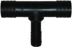 Cook Mfg - Reducing Tee For Hose 1-1 2 x 3 4 x 1-1 2  , Black - TEE150DP For Cheap