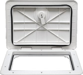 Cook Mfg - Sure-Seal Non-Locking Access Hatch 12-3 4  x 17-3 4 , Polar White - HAT13172DP Discount