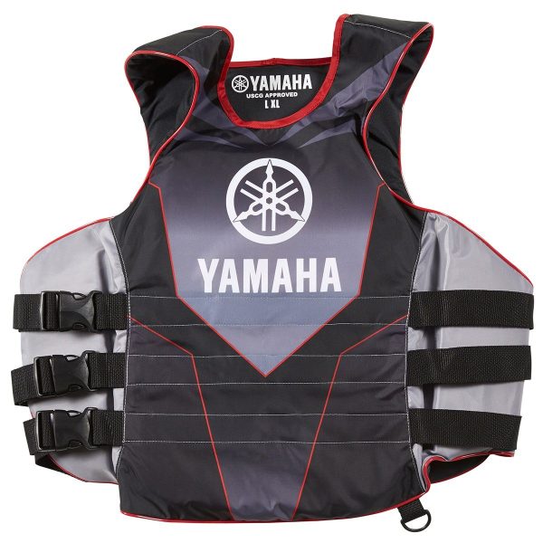 Men s Yamaha Nylon Side-Entry PFD 18VSE - Black - Large   X-Large on Sale