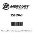 Mercury - Deck Fill Kit - Oil - Straight Elbow - 4 Feet - For 1.8 US Gal or 3 US Gal Remote Oil Tank Reservoirs - 15969A3 Hot on Sale